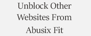 Unblock Website From Abusix Fit Cyber Security Network Security Plans