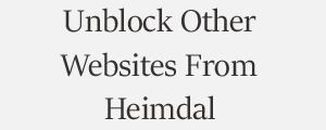 Unblock Website From Heimdal Security Cybersecurity Solutions Plans